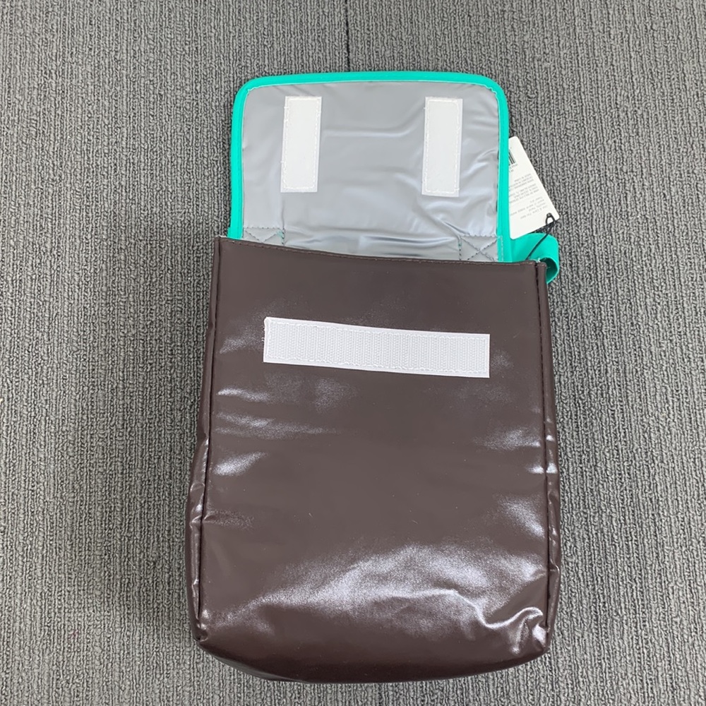 Wink Lunch Bag Dark Brown Green Explicit Content Insulated Wild Eye Designs NWT - Picture 11 of 13